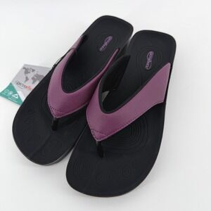Aerothotic Women Plum Orthotic Comfort Flip Flop Arch Support Sandals L0337 ND 9